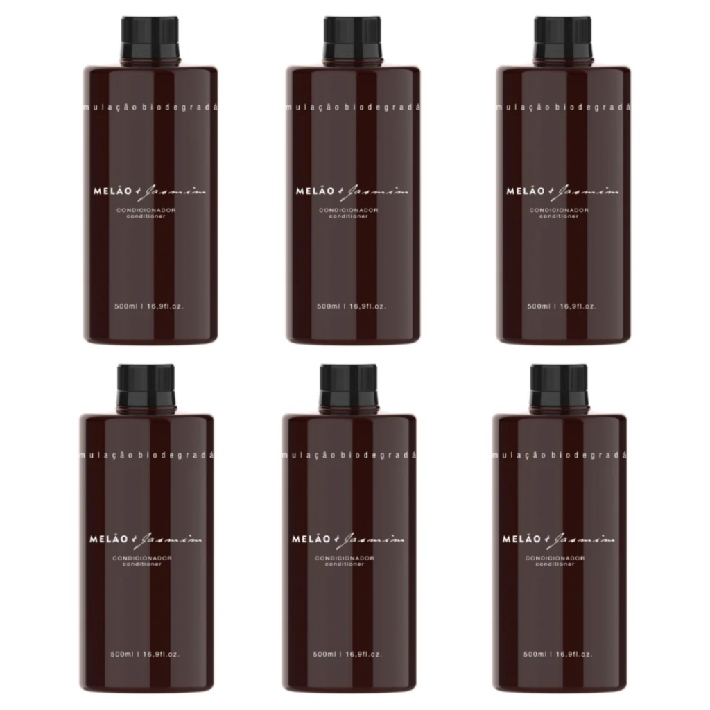 Condicionador Realgems Melão e Jasmim 500ml Refil KIT 6 Unidades Linha Profissional