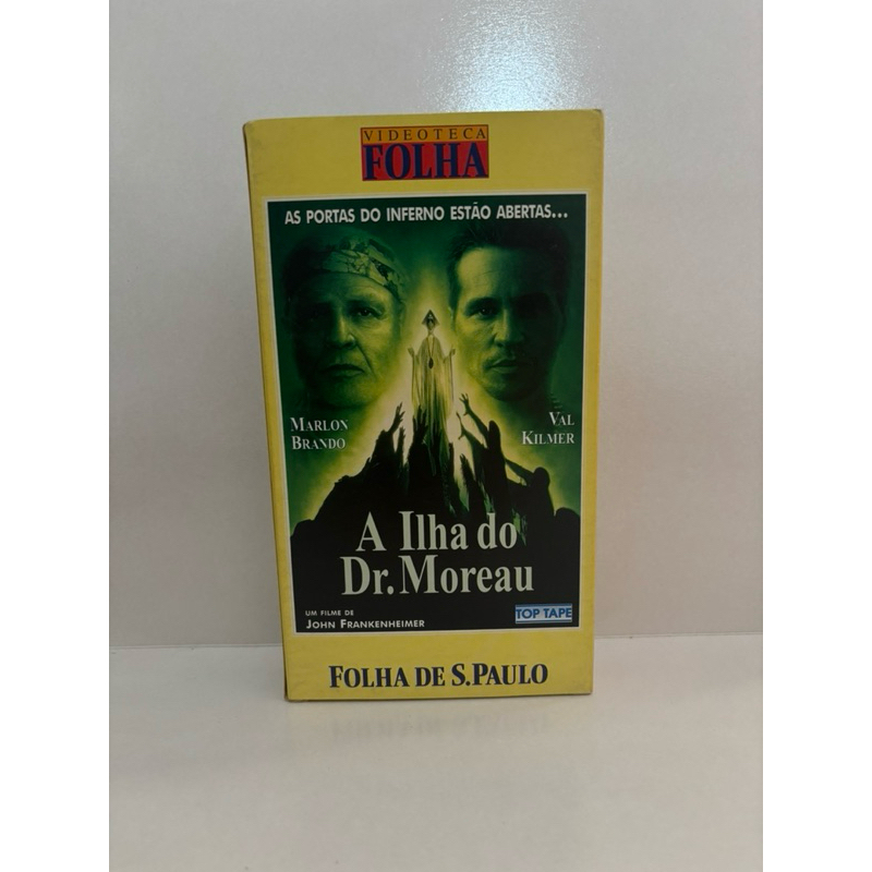 Vhs Filme A Ilha do Dr. Moreau. Legendado e testado.