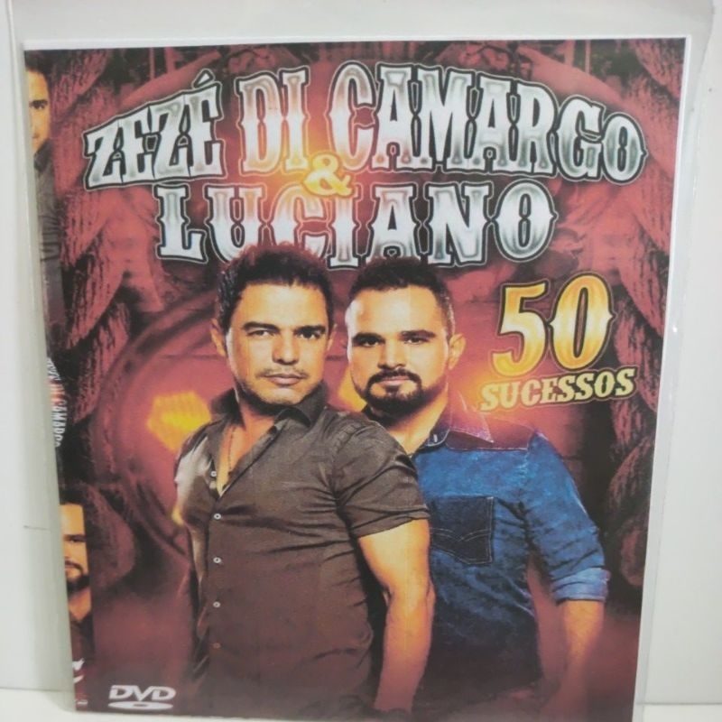 dvd Zezé di Camargo e Luciano 50 sucessos raridade em Oferta na Shopee