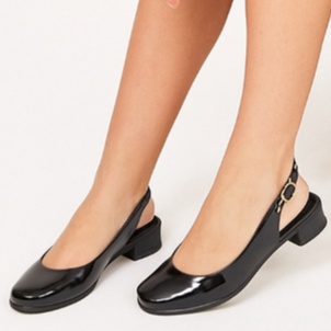 Sapatilha Scarpins Feminino Infantil Salto Slingback/SALOMÉ em Oferta na Shopee