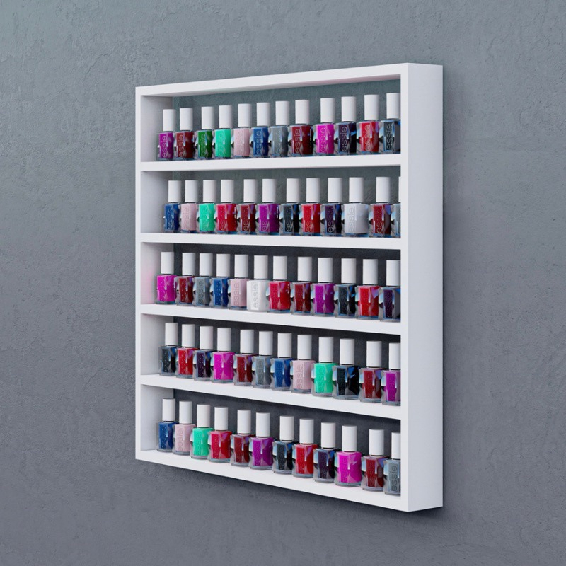 Nicho Organizador Expositor de 200 Esmaltes Unha Em Gel Nail Premium em Oferta na Shopee