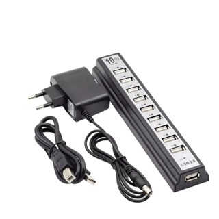 Hub Usb 10 Portas 2.0 Adaptador Extensor Régua Pc Notebook em Oferta na Shopee