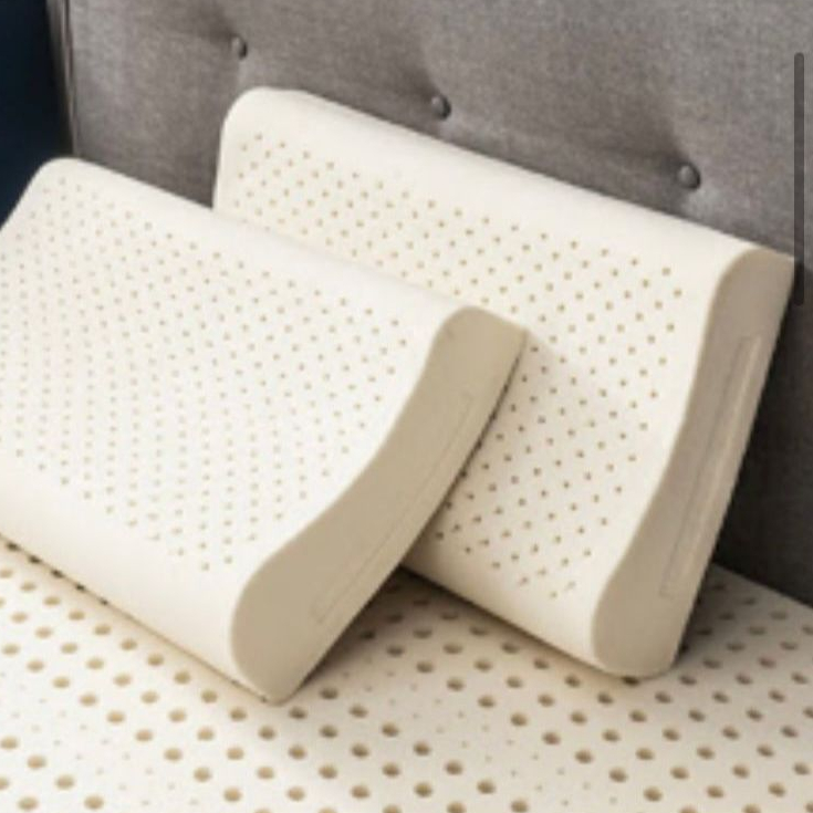 Kit 2 Travesseiros 100% Látex Natural Original Premium - Cervical Ortopedico Coluna