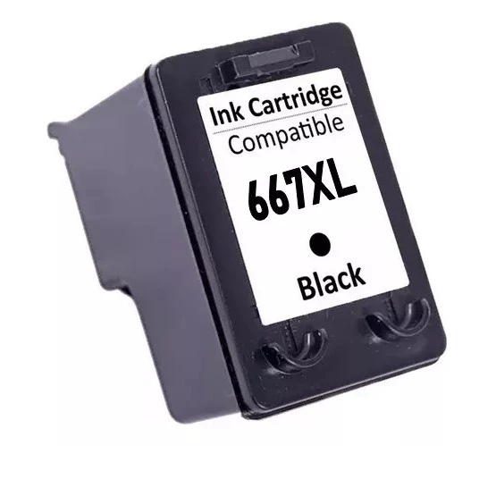 Cartucho 667XL Preto Impressora 6475, 6476, 2376 Qualidade Garantida