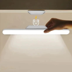 Luminaria Led Lâmpada De Mesa Bastão Touch e Magnética Recarregável USB 3 Cores e Proteção Os Olhos Luz Estuda