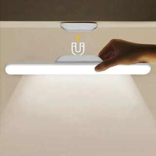 Luminaria Led Lâmpada De Mesa Bastão Touch e Magnética Recarregável USB 3 Cores e Proteçã…