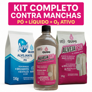 Kit Percarbonato de Sódio 100% Puro + Alvejante Tira manchas + Percarbonato Líquido em Oferta na Shopee
