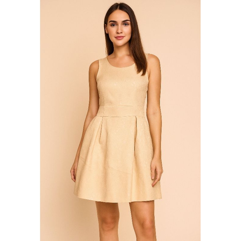 Vestido saía Godê Mid 3D floral