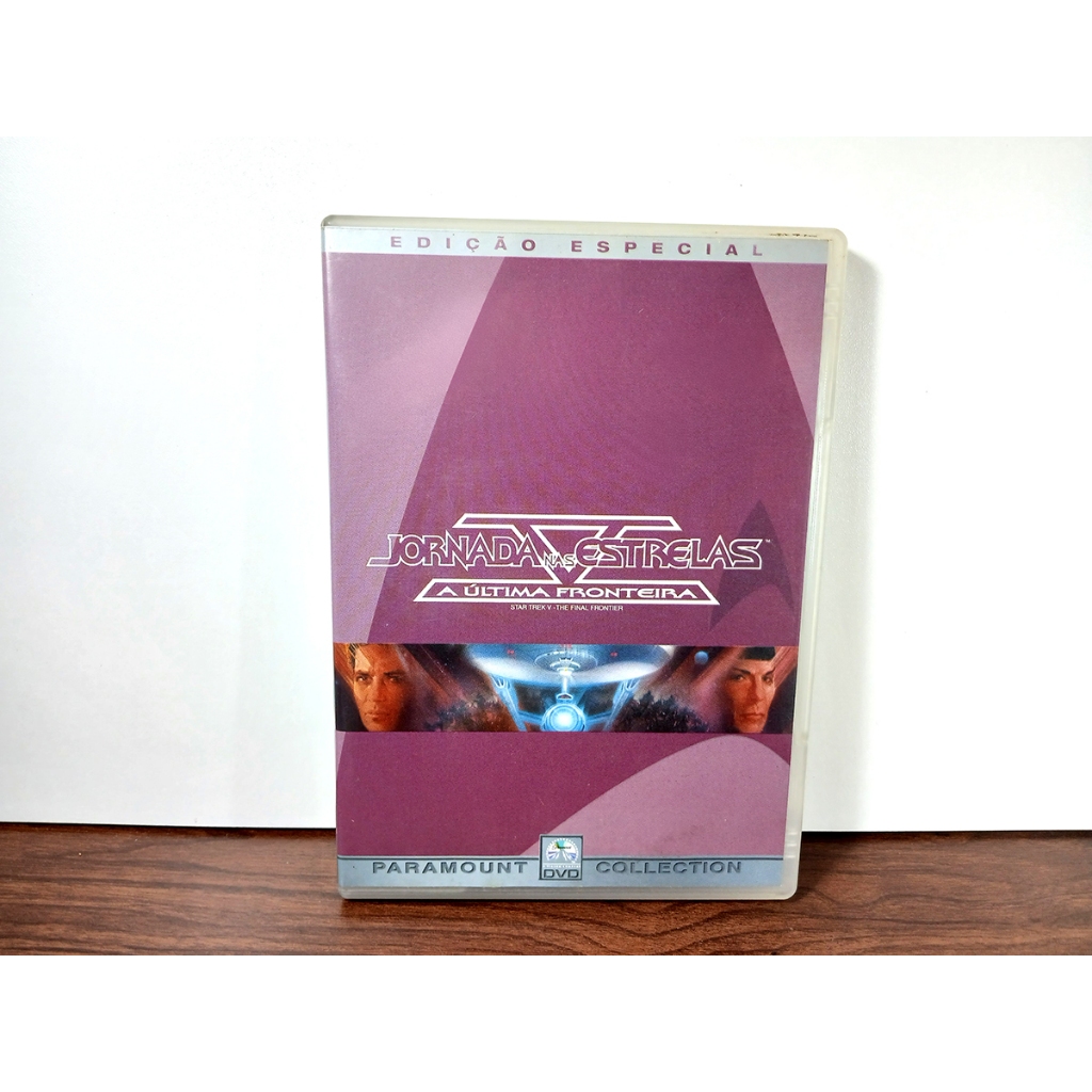 DVD DUPLO JORNADA NAS ESTRELAS 5 - A ULTIMA FRONTEIRA 1989 - EDIÇÃO ESPECIAL USADO - ORIGINAL - Aventura / Ficção / Ação