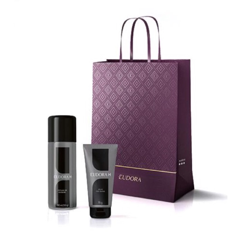 Eudora Kit Presente Masculino Eudora H Barba (2 itens)