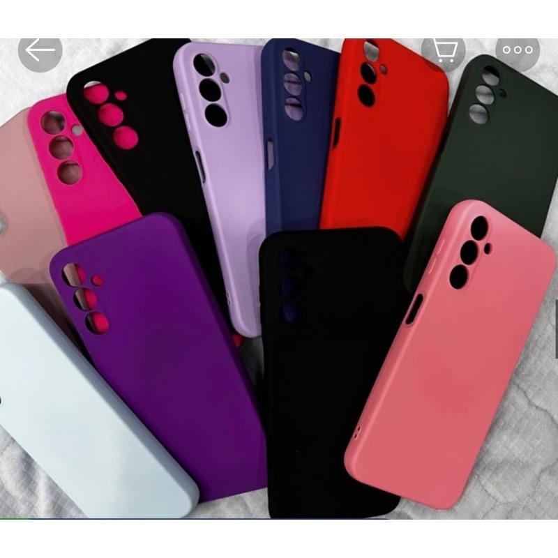 Capinha capa case Galaxy Samsung A14/A24/A34/A54 5G silicone Aveludada proteção de câmera