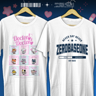 Camiseta Unissex ZeroBaseOne ZB1 'Doctor! Doctor!' ZERONI 'Never Say Never' KPOP Aesthetic em Oferta na Shopee