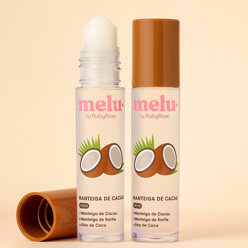 Manteiga de cacau sabor coco melu Ruby Rose