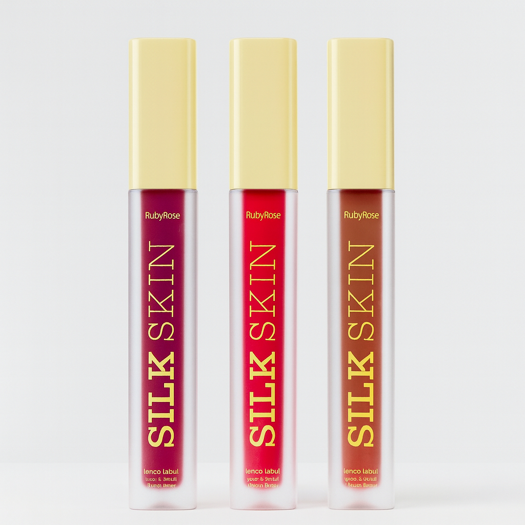 Batom Liquido Silk Skin Smooth Blur Ruby Rose 4ml