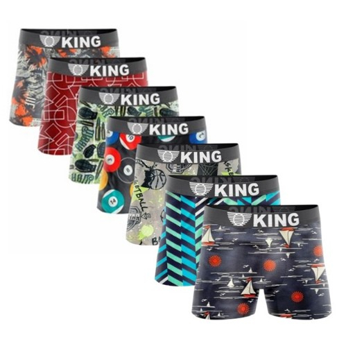 kit 7 Cuecas box boxer COM FORRO Adulto Super Conforto Melhor Custo Benefício