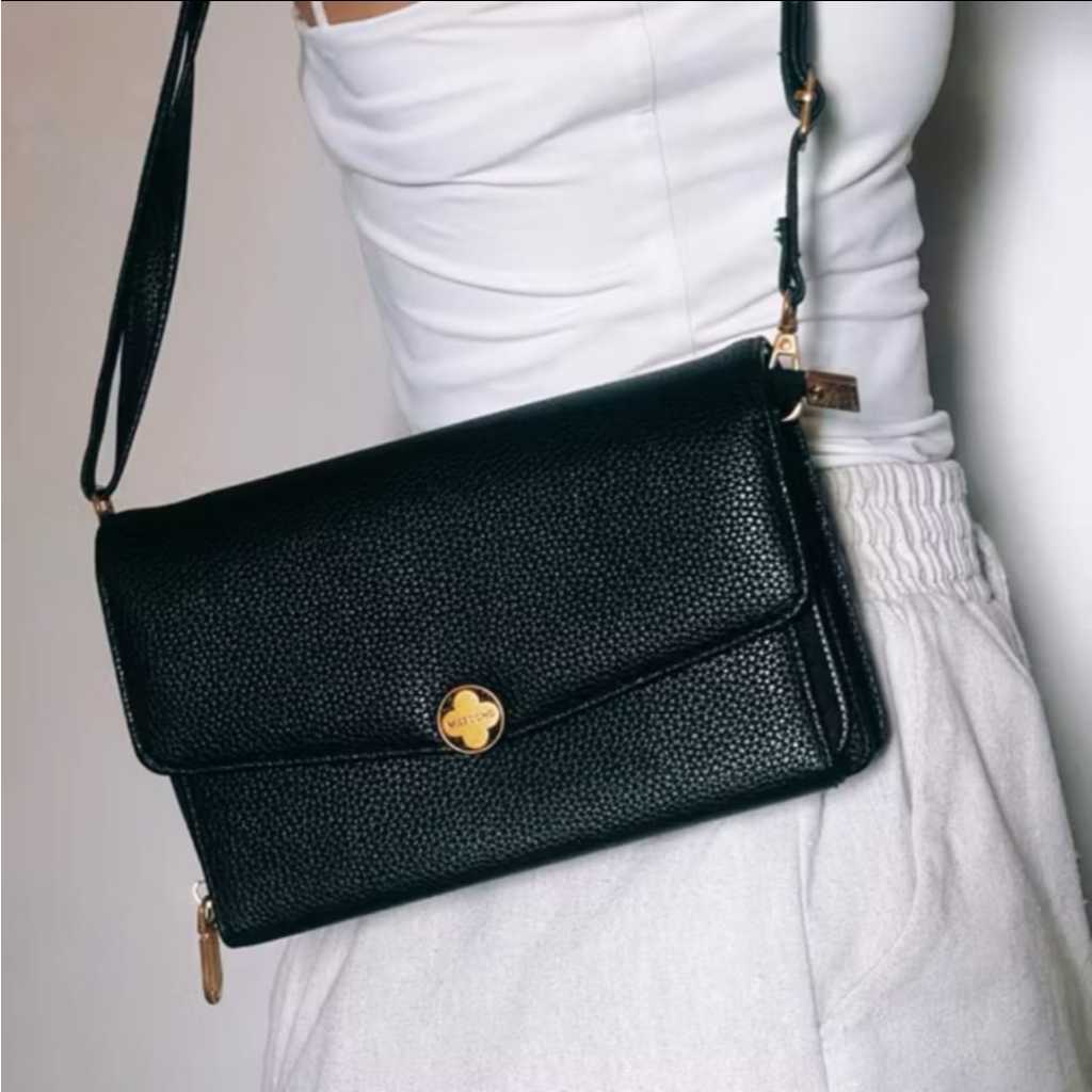Bolsa Carteira Feminina Clutch Alça Transversal/Mão Luxo - Porta Celular Documentos