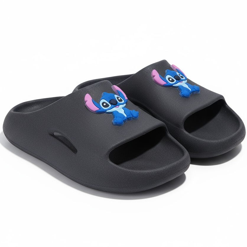 Chinelo Nuvem Infantil Masculino e Feminino Stitch Leve e Confortável Slide Menino e Menina