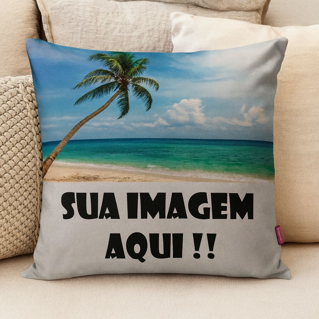 Almofada Personalizada Com Fotos Frente Verso Presente Personalizada em Oferta na Shopee