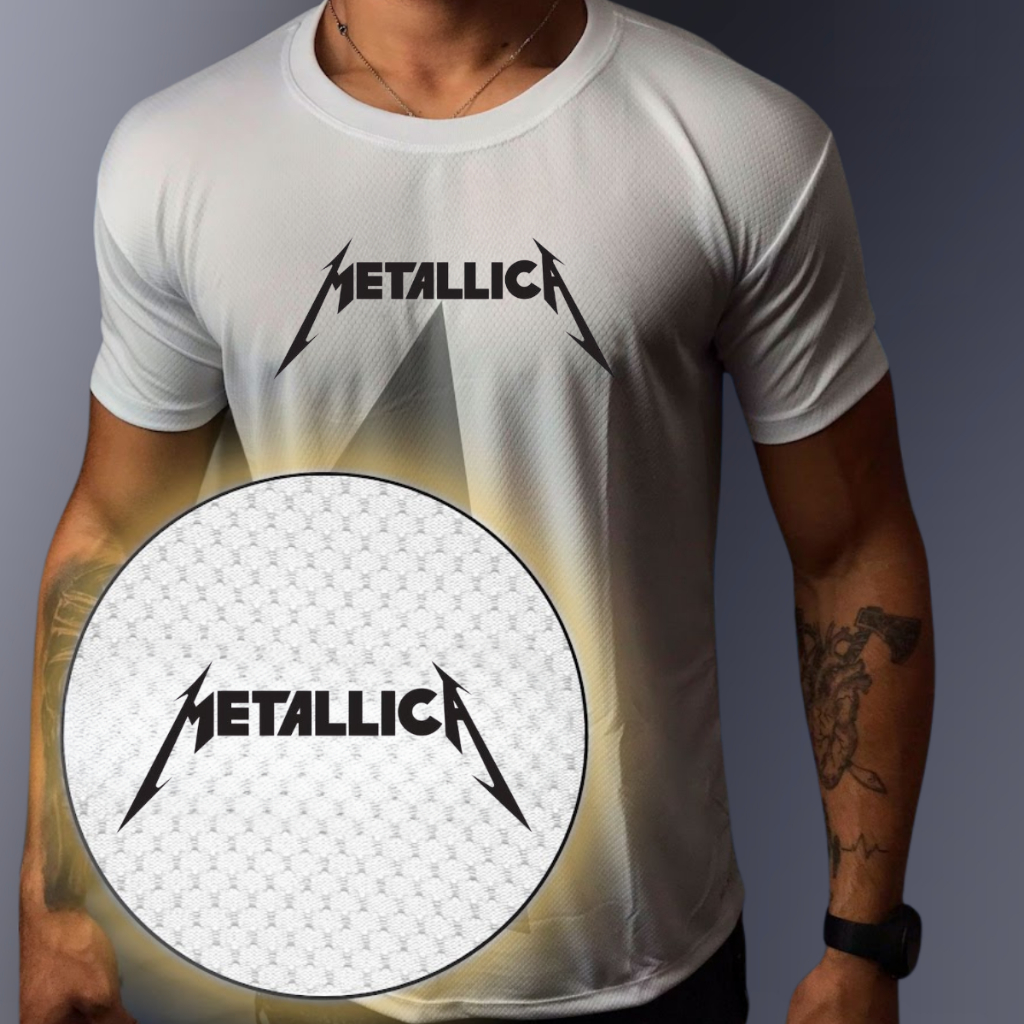 Camisa Dry Fit Masculina Modelo MET01 Academia Corrida Secagem Rapida Pronta Entrega