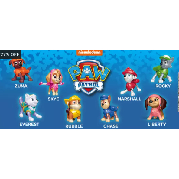 Kinder Ovo Paw Patrol Patrulha Canina 40gr Brinquedo