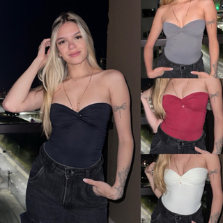 Top antonella tiktok POLIAMIDA PREMIUM Body Minimalista Estiloso Casual e Festa C em Oferta na Shopee