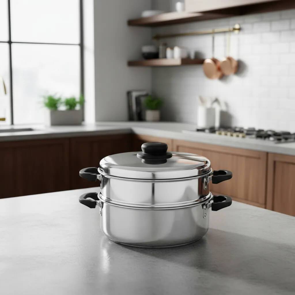 Aquecedor de arroz e panela de legumes no vapor tam 20 em Oferta na Shopee