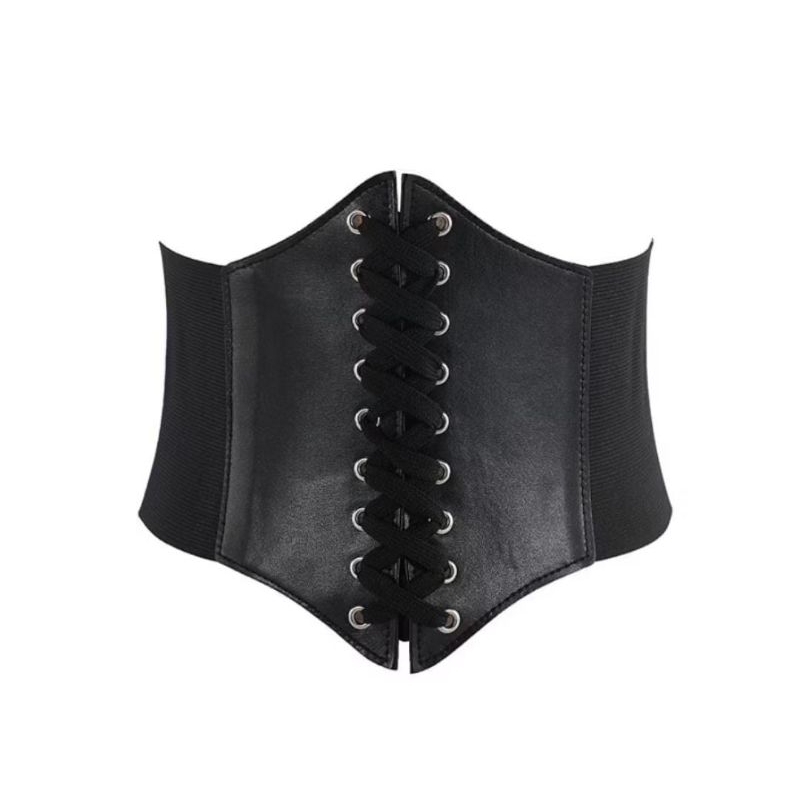 Espartilho Largo Feminino Cinto Elástico Cintura Chincher Para Vestidos e Bodycon em Oferta na Shopee