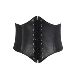 Espartilho Largo Feminino Cinto Elástico Cintura Chincher Para Vestidos e Bodycon