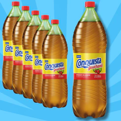 Fardo 6un Refrigerante Guaraná Conquista 2 Litros Garrafa Pet Pack Caixa Kit