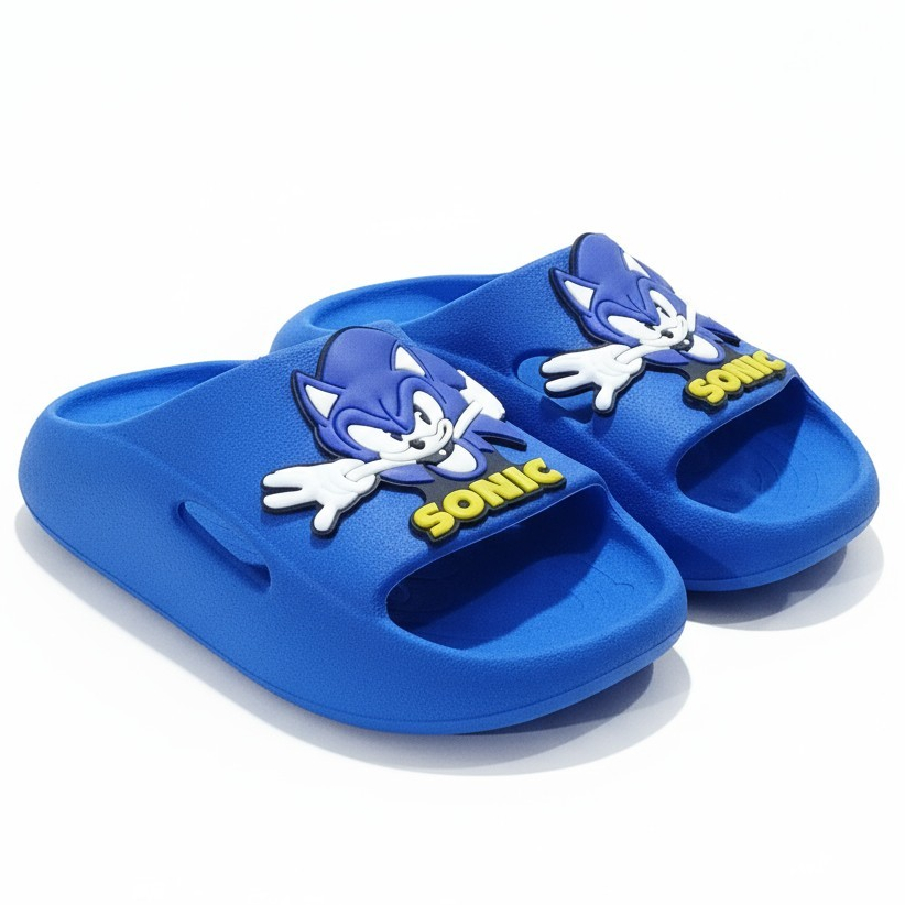 Chinelo Nuvem Infantil Masculino Leve e Confortável Slide de Menino