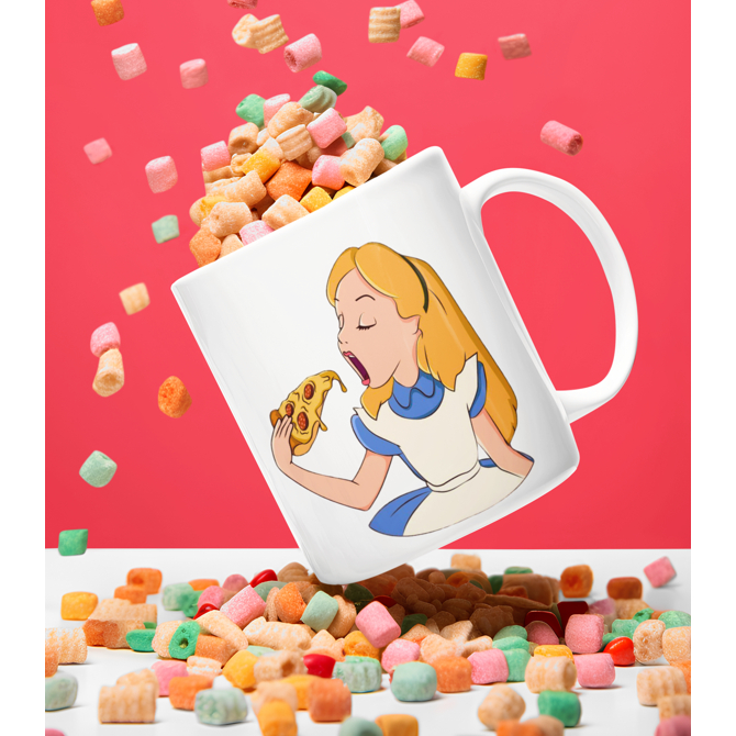 CANECA ALICE NO PAIS DAS MARAVILHAS l MEME