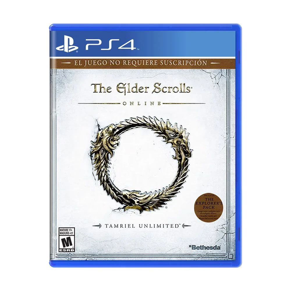 The Elder Scrolls Online (Tamriel Unlimited) - PS4 Midia Fisica Novo Lacrado