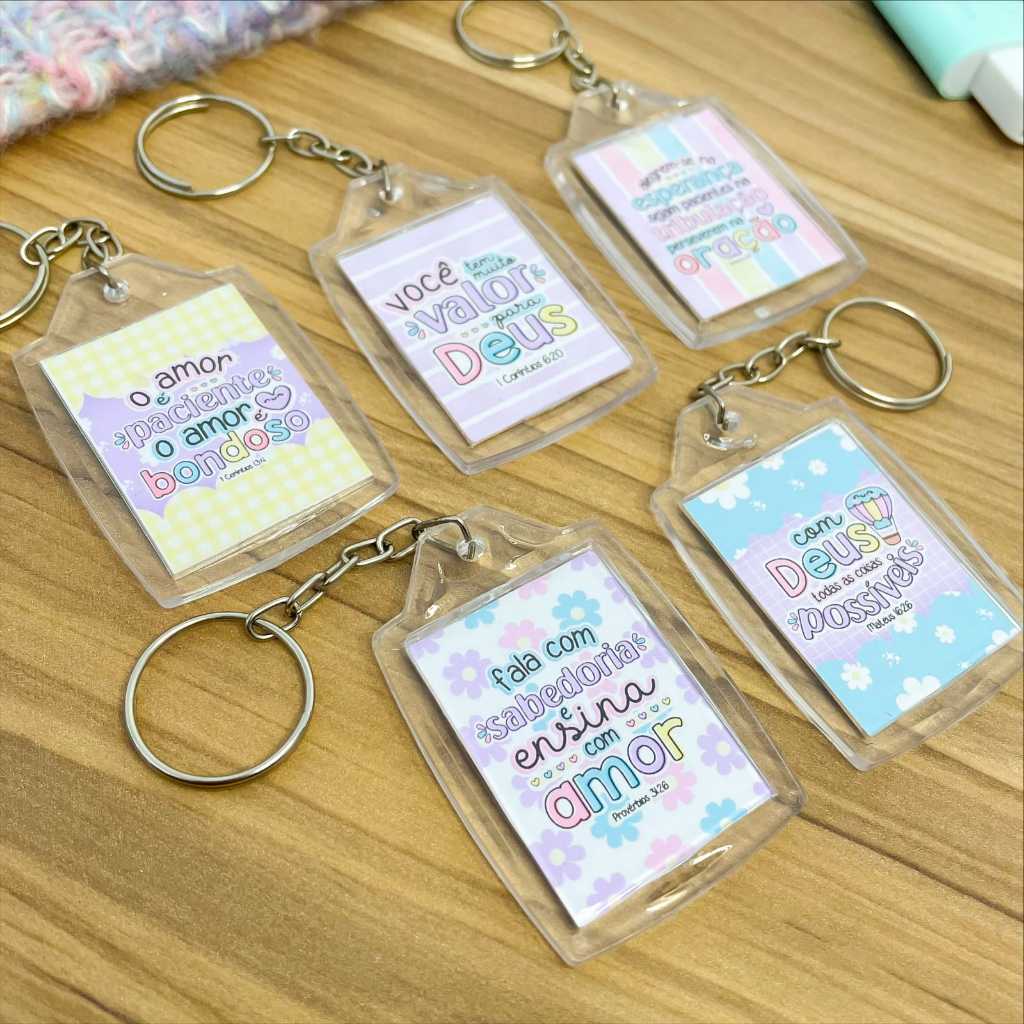 Chaveiro Acrílico 3x4 Personalizado