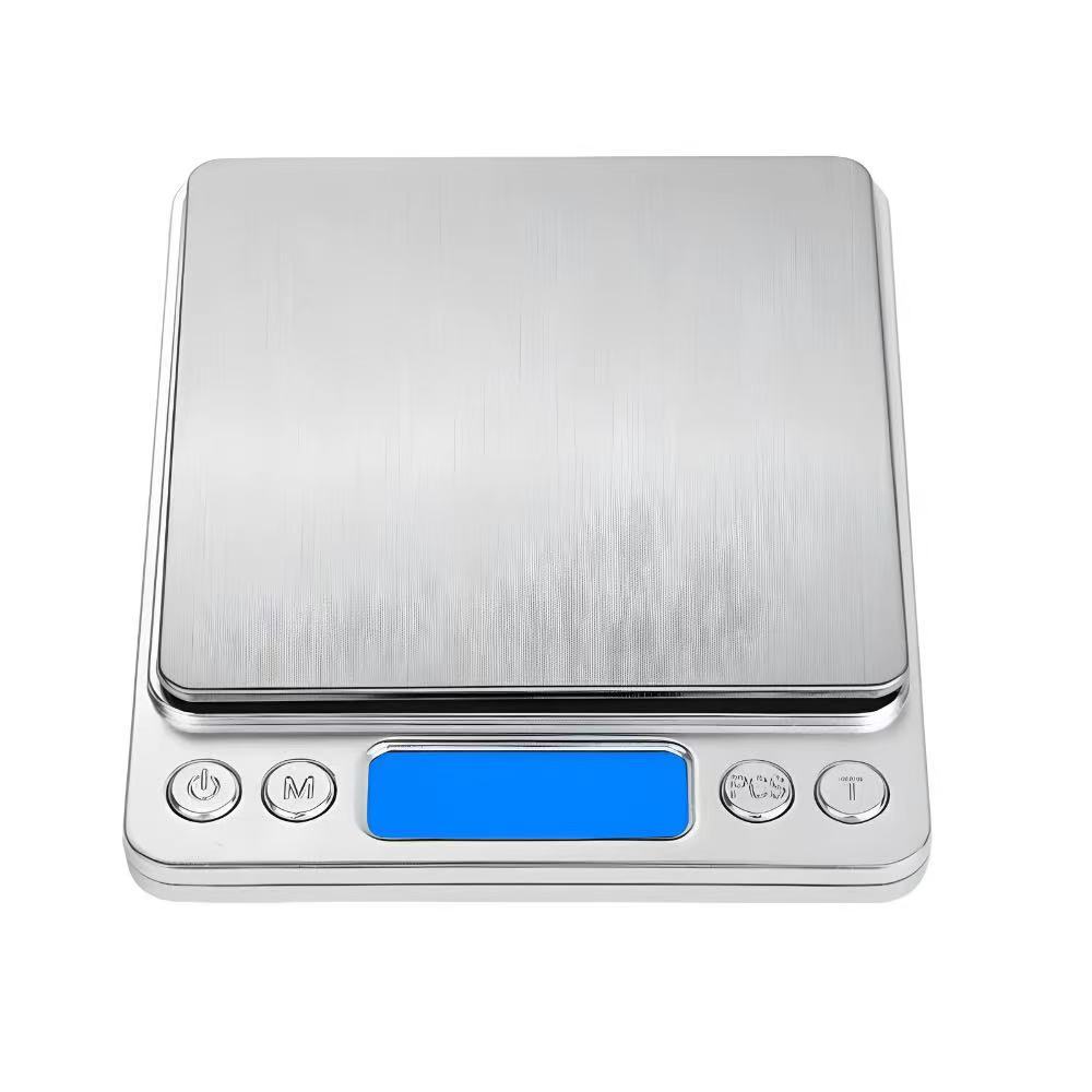 Balança Digital Alta Precisão 0,1g A 2kg 2000g Calibrada Balança de Cozinha Digital Ideal para Receitas e Dietas Present