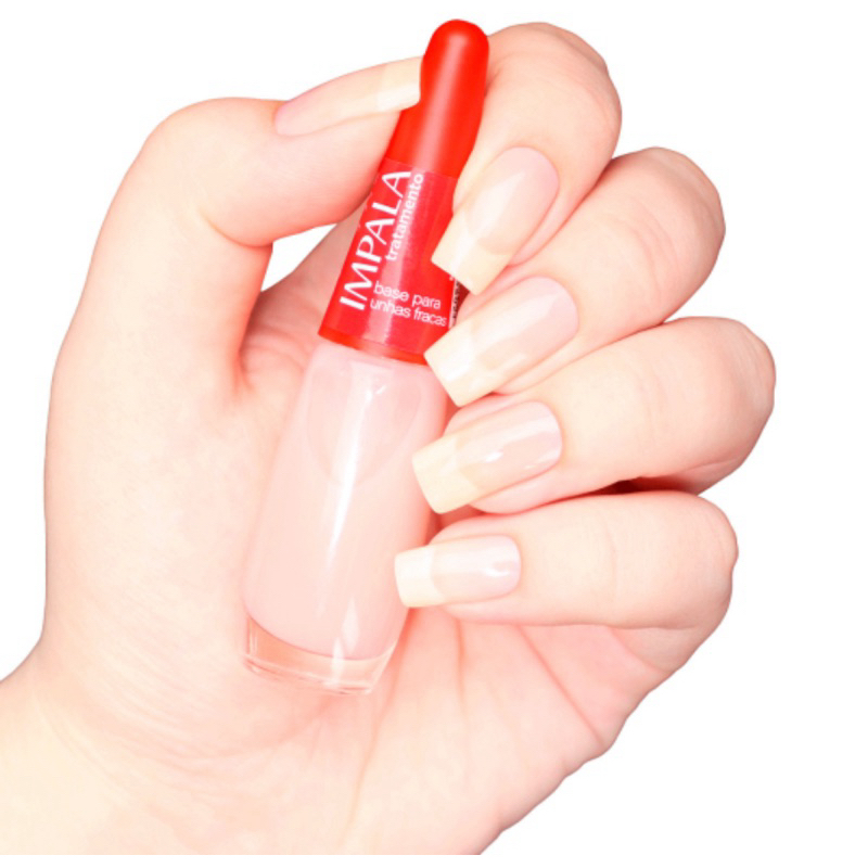 Esmalte Impala Base Para Unhas Fracas rosa 7,5 ml em Oferta na Shopee