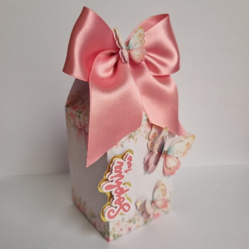 Kit Caixa Milk Jardim das Borboletas - Caixas Personalizadas Jardim Encantado - Lembrancinhas Festa Infantil