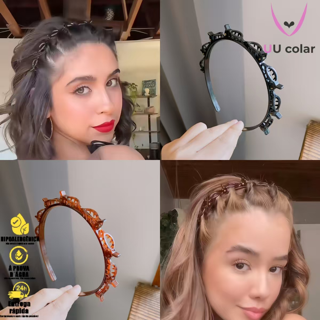 Artefato para Cabelo Feminino – Grampo Bico de Pato para Uso Diário em Oferta na Shopee
