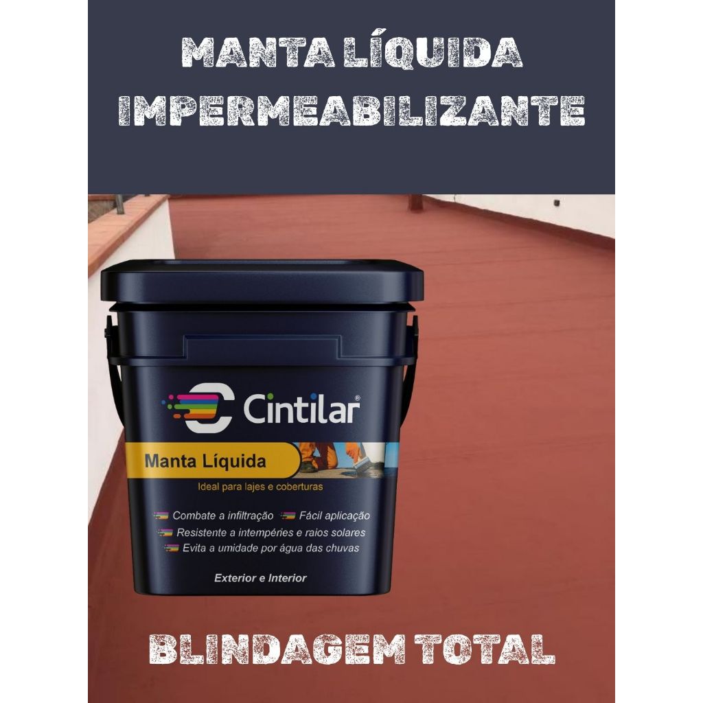 Manta Líquida Impermeável 16kg Cintilar Emborrachada em Oferta na Shopee