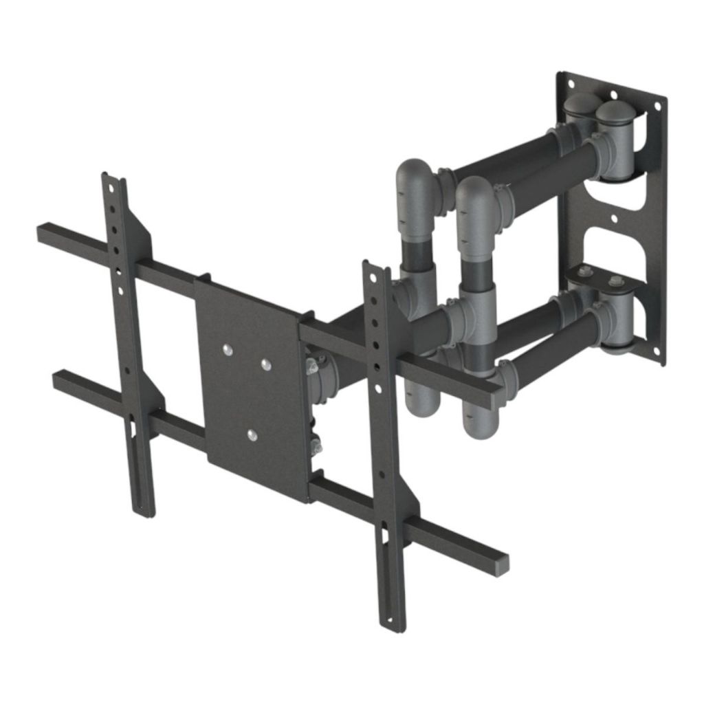 Suporte para Tv 40 a 100  Polegadas Reforçado Triarticulado Para Tvs de Telas Grandes Suporta Tvs com  até 80 Kgs