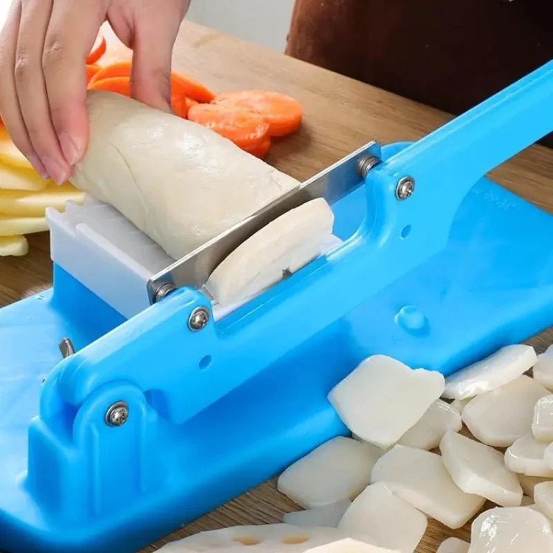 Fatiador Manual Multifuncional P/ Carnes Queijos e Vegetais em Aço Inox Ajustável — imagem 2 de 2