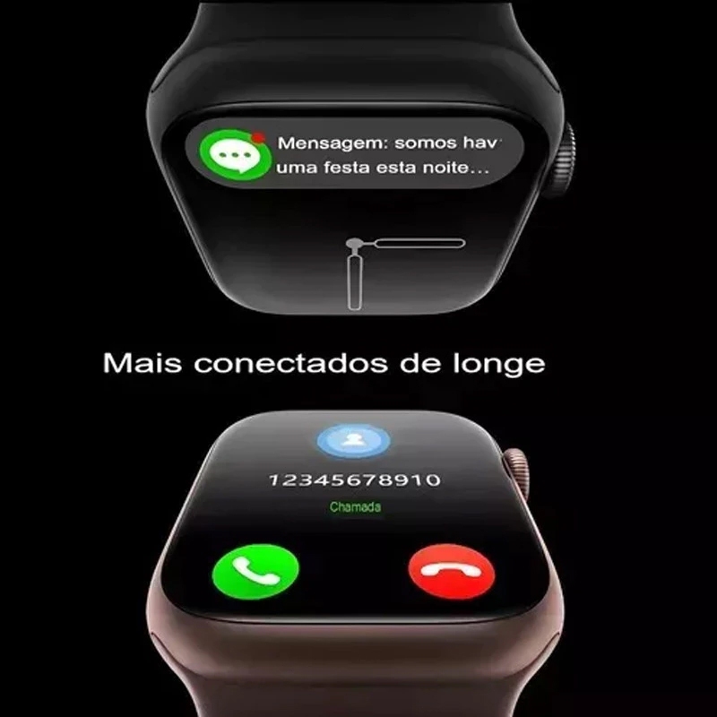 Smartwatch 38mm BW10 MINI Série 10 Bluetooth Call Cardíaca Monitoramento NFC GPS à prova d'água Relógio inteligente