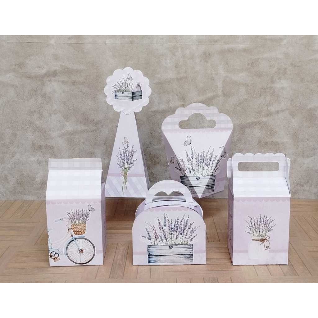 PERSONALIZADOS LAVANDA - CAIXINHAS PERSONALIZADAS PEGUE E MONTE LAVANDA - LEMBRACINHA-FESTA INFANTIL