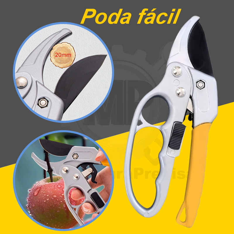 Tesoura de Podar  Profissional Galhos Jardim Econômica de Força - Tesoura de Podar Ergonômica para Ramos e Plantas 🌿✂️