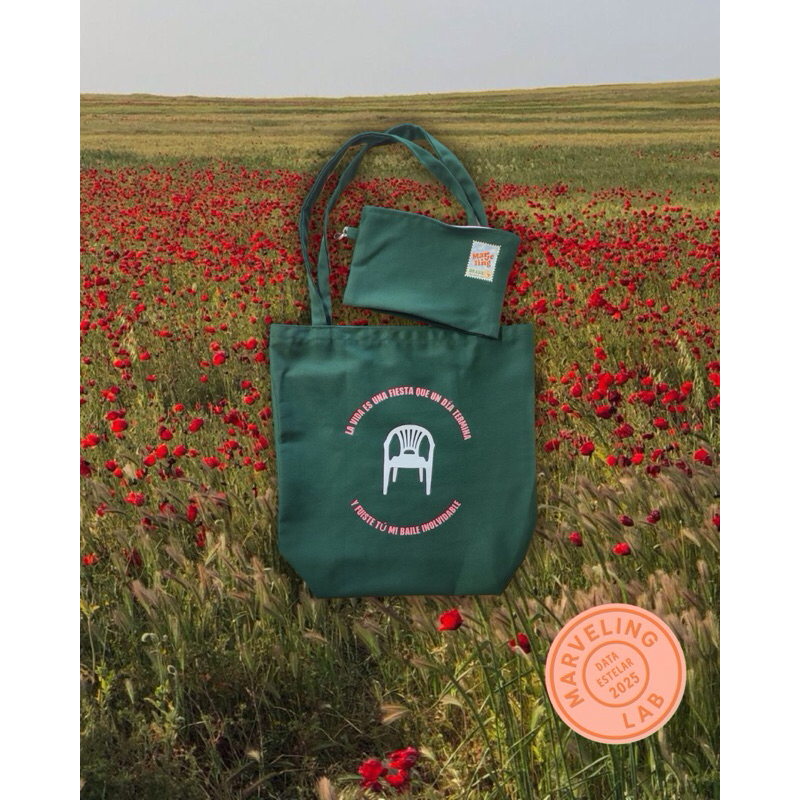 Bolsa bad bunny ecobag 100% algodão debí tirar más fotos com bolsos e nécessaire