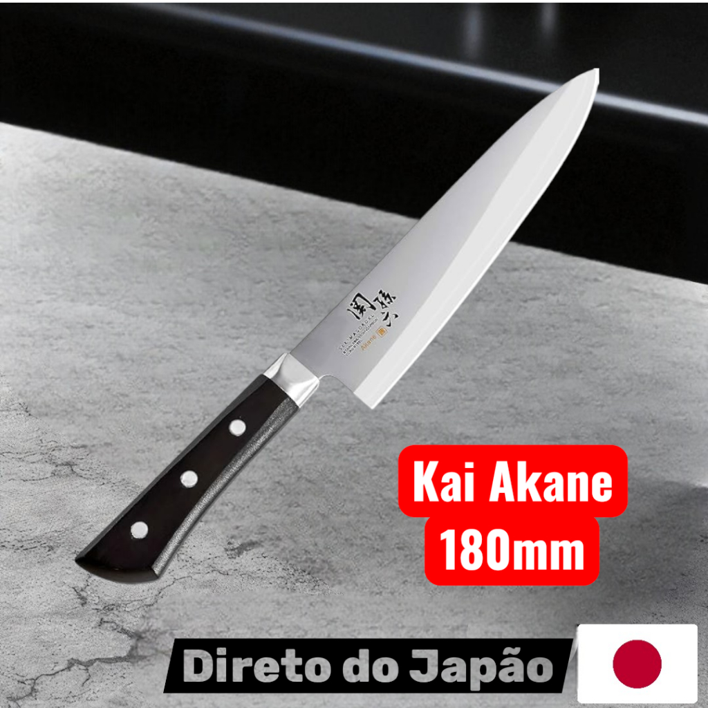 Kai Corporation Gyuto Faca Seki Magoroku Akane  Fabricado No Japão AE2907