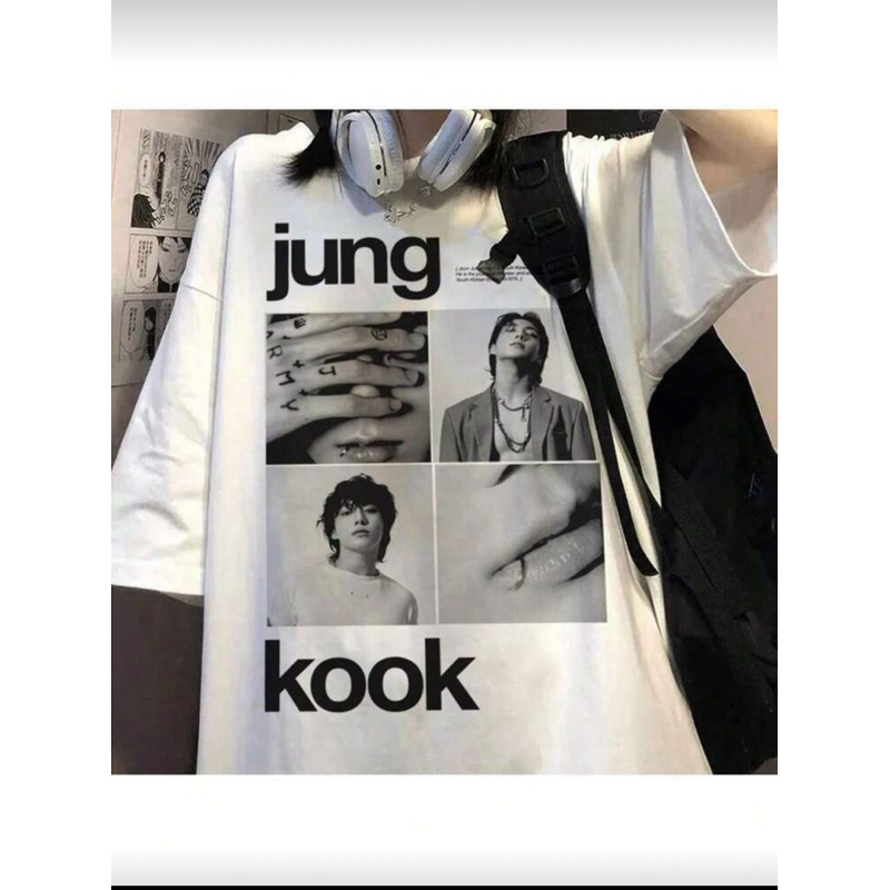 Camiseta Branca Jeon Jungkook Seven Jungkook Kpop