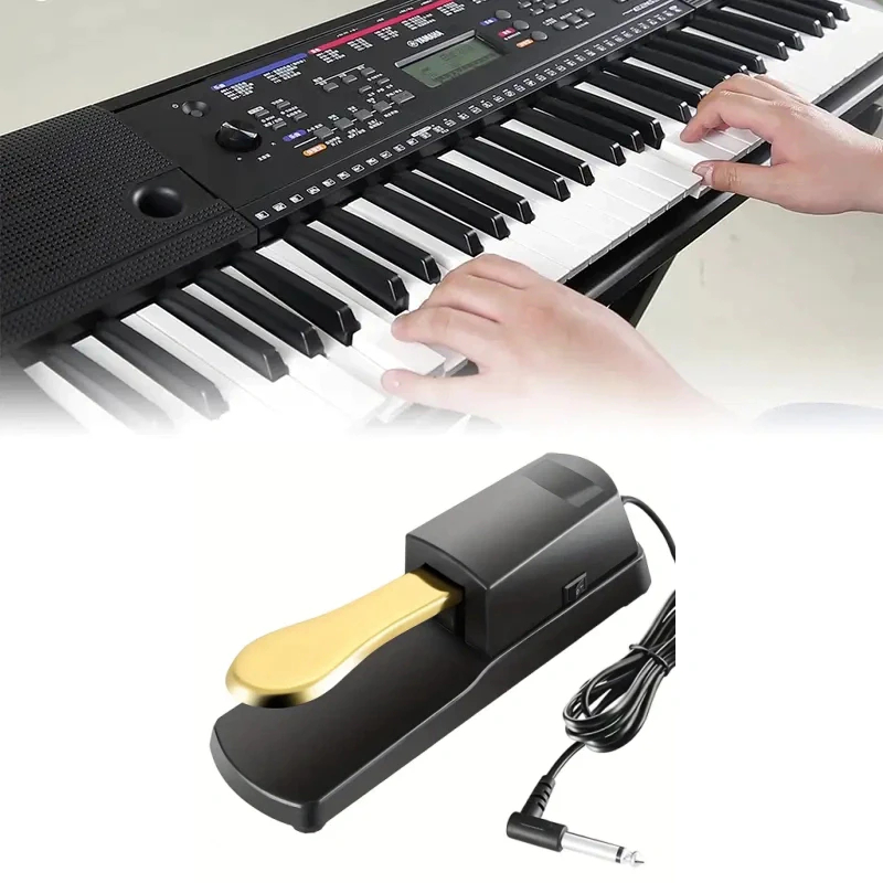 Pedal Sustain Teclado Universal Durável Resistente em Oferta na Shopee