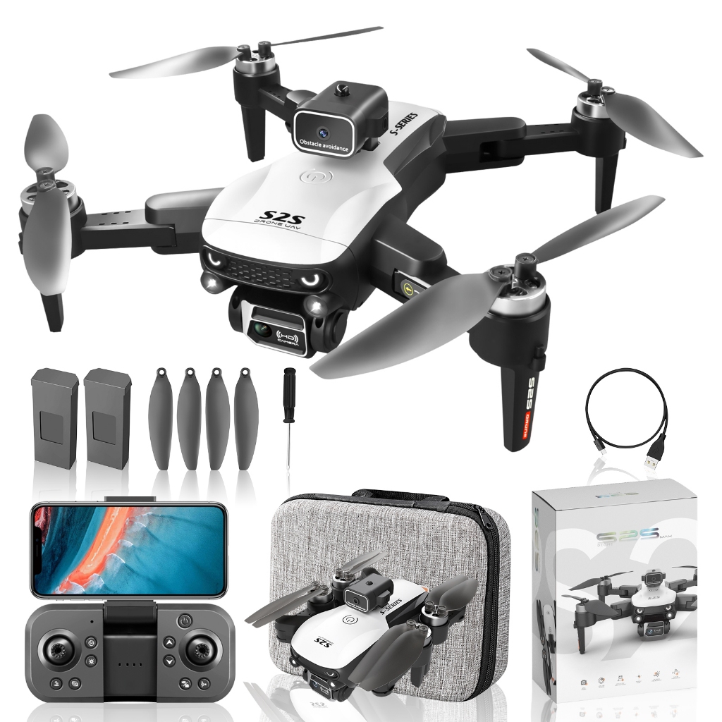 Drone S2s Profissional Câmera Hd  Motor Brushless Novo Full em Oferta na Shopee