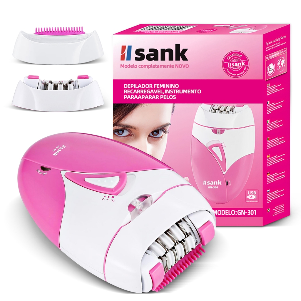 Depilador Feminino Recarregável Máquina Depilação Elétrico em Oferta na Shopee