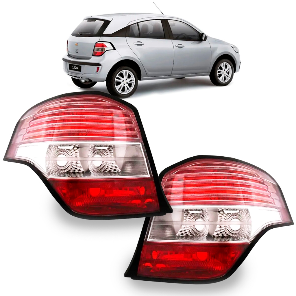 Par Lanterna Traseira Agile 2010 2011 2012 2013 2014 2015 Cristal em Oferta na Shopee